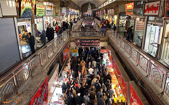 تصویر مغازه تسبیح فروشی در بازار رضا مشهد