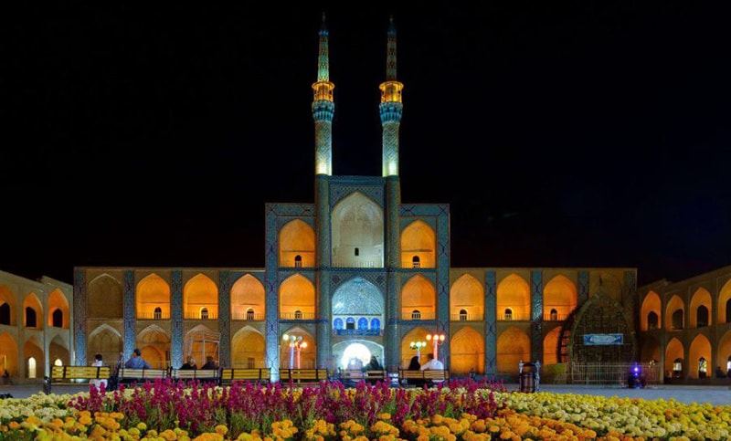 مسجد امیر چخماق یزد در محرم
