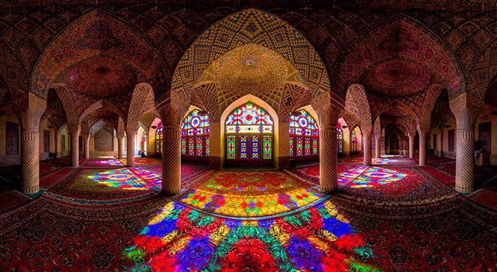 مسجد نصیر الملک شیراز با عکس و آدرس