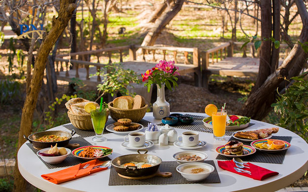بوفه-صبحانه-هتل-مشیرالممالک-یزد